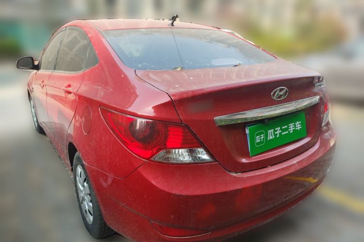 Used Hyundai Verna (older generation) 2010 Sedan 1.4L Manual Comfort GS Rear Left 45 Deg