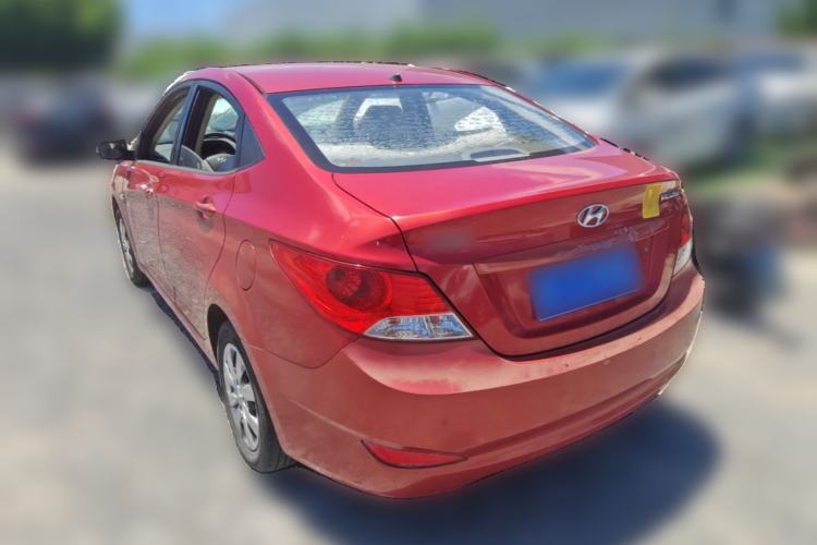 Used Hyundai Verna (older generation) 2010 Sedan 1.4L Automatic Comfort Model GS Rear Left 45 Deg