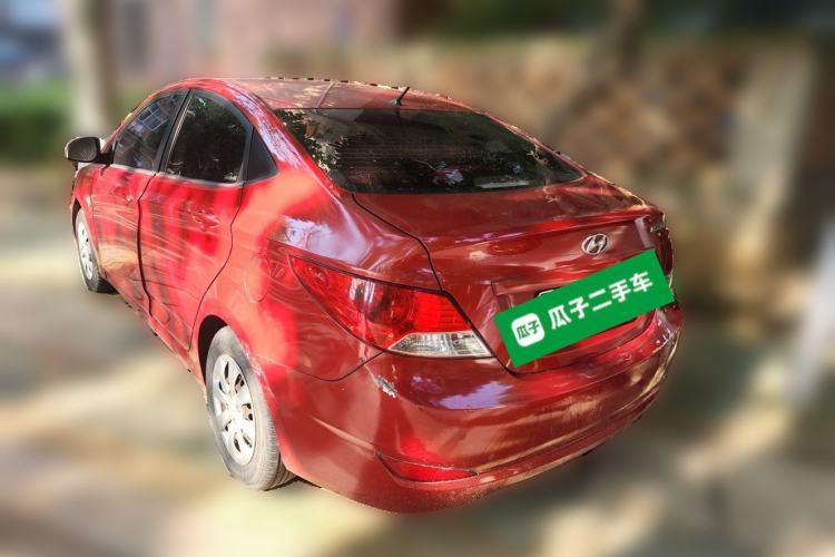 Used Hyundai Verna (older generation) 2010 Sedan 1.4L Automatic Comfort Model GS Rear Left 45 Deg