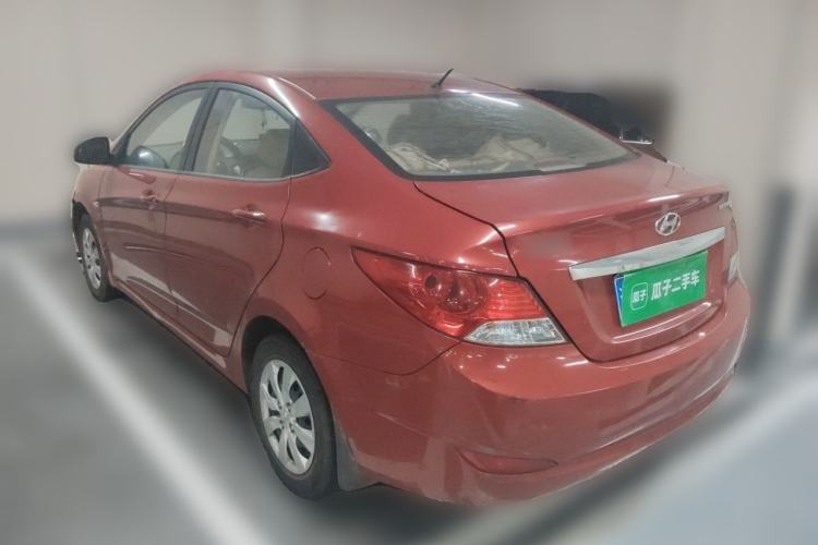 Used Hyundai Verna (older generation) 2010 Sedan 1.4L Manual Comfort GS Rear Left 45 Deg