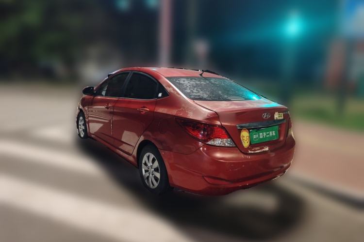 Used Hyundai Verna (older generation) 2010 Sedan 1.4L Automatic Comfort Model GS Rear Left 45 Deg