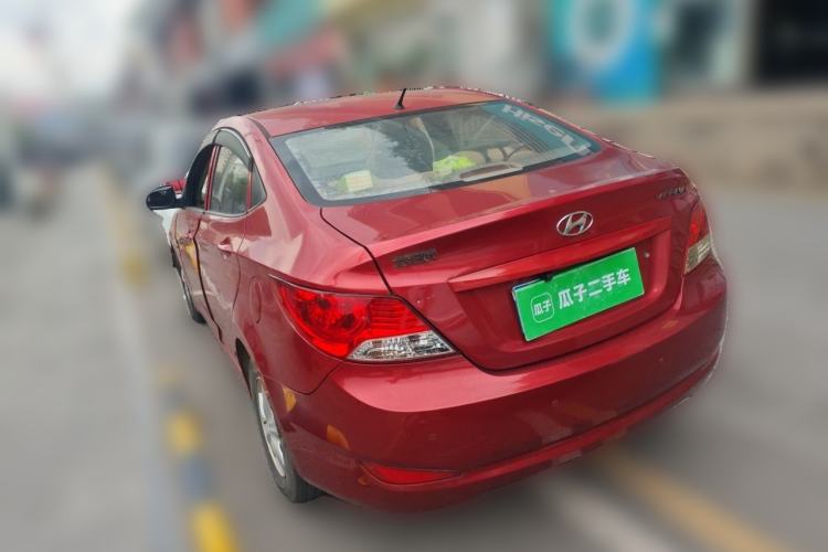 Used Hyundai Verna (older generation) 2010 Sedan 1.4L Automatic Fashionable GT Model Rear Left 45 Deg
