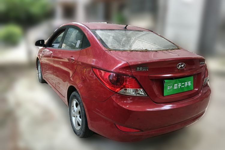 Used Hyundai Verna (older generation) 2010 Sedan 1.4L Automatic Fashionable GT Model Rear Left 45 Deg