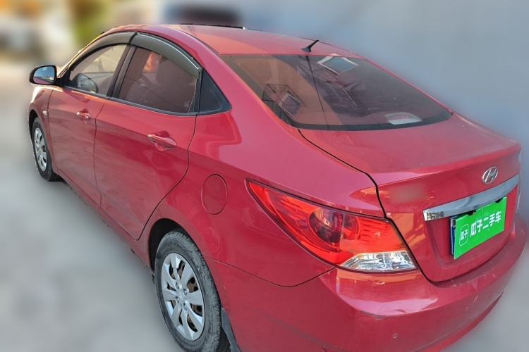 Used Hyundai Verna (older generation) 2010 Sedan 1.4L Automatic Comfort Model GS Rear Left 45 Deg