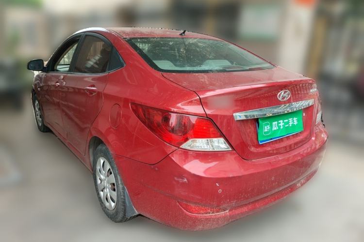 Used Hyundai Verna (older generation) 2010 Sedan 1.4L Automatic Comfort Model GS Rear Left 45 Deg