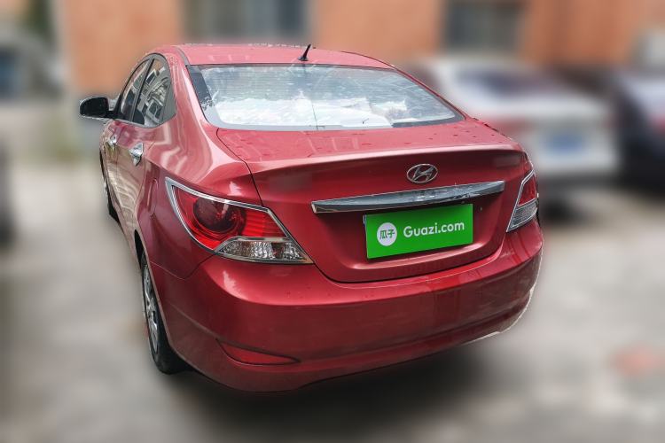 Used Hyundai Verna (older generation) 2010 Sedan 1.4L Automatic Comfort Model GS Rear Left 45 Deg