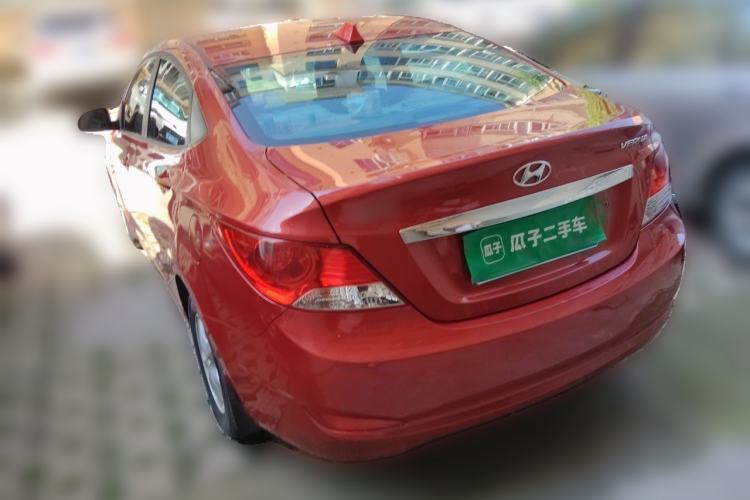 Used Hyundai Verna (older generation) 2010 Sedan 1.4L Automatic Fashionable GT Model Rear Left 45 Deg