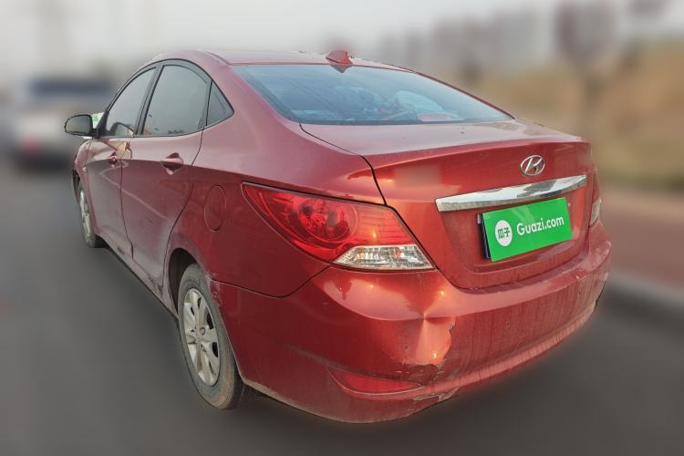 Used Hyundai Verna (older generation) 2010 Sedan 1.4L Manual Standard GL Model Rear Left 45 Deg