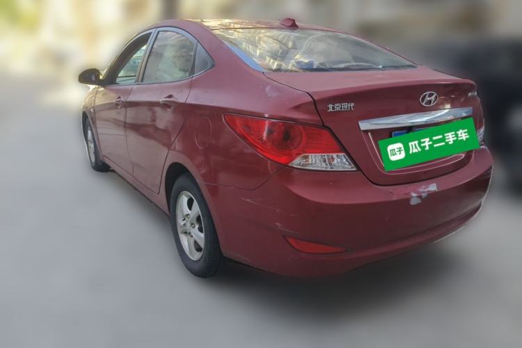 Used Hyundai Verna (older generation) 2010 Sedan 1.4L Automatic Fashionable GT Model Rear Left 45 Deg