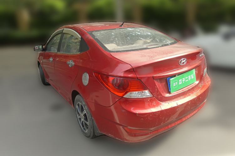 Used Hyundai Verna (older generation) 2010 Sedan 1.4L Manual Standard GL Model Rear Left 45 Deg