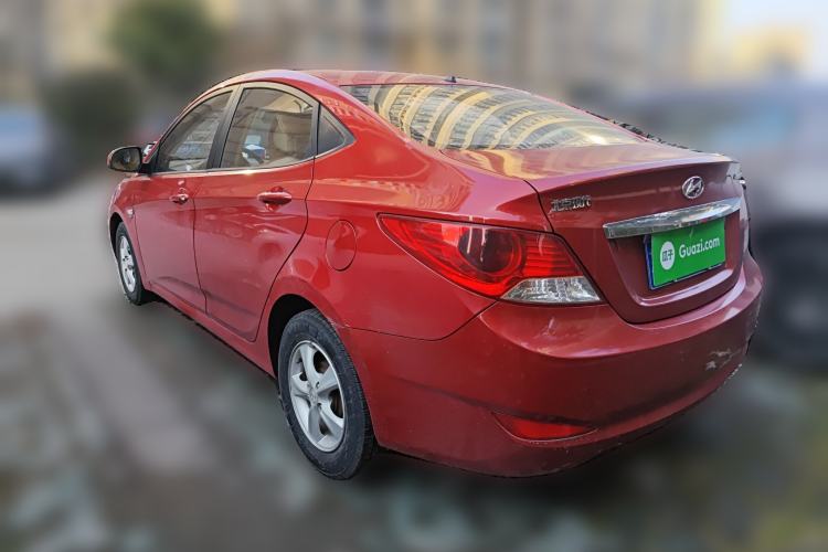 Used Hyundai Verna (older generation) 2010 Sedan 1.4L Automatic Fashionable GT Model Rear Left 45 Deg