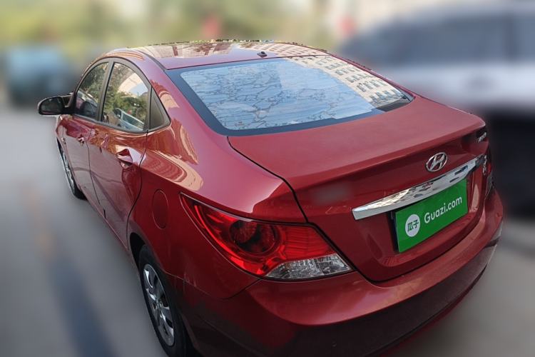 Used Hyundai Verna (older generation) 2010 Sedan 1.4L Manual Comfort GS Rear Left 45 Deg