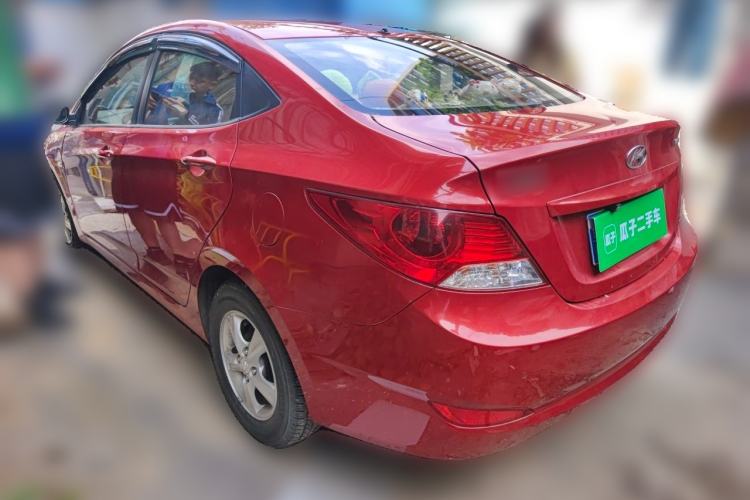 Used Hyundai Verna (older generation) 2010 Sedan 1.4L Automatic Fashionable GT Model Rear Left 45 Deg
