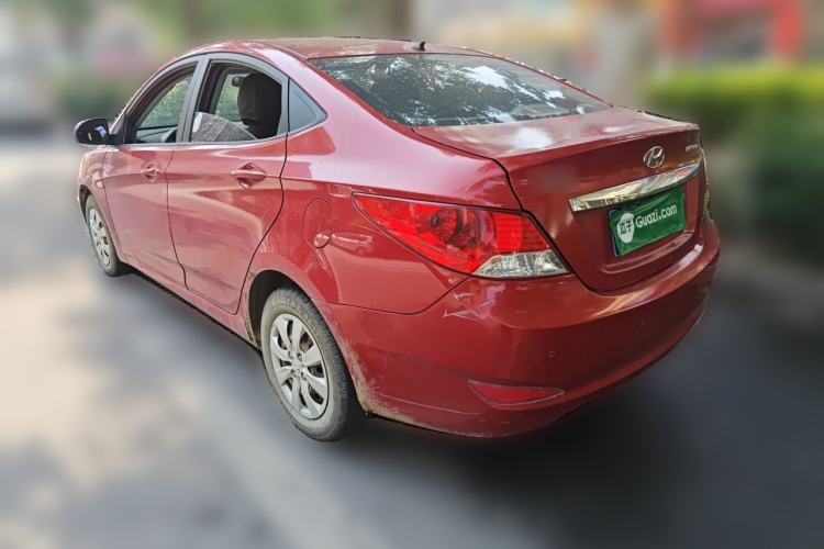 Used Hyundai Verna (older generation) 2010 Sedan 1.4L Manual Comfort GS Rear Left 45 Deg