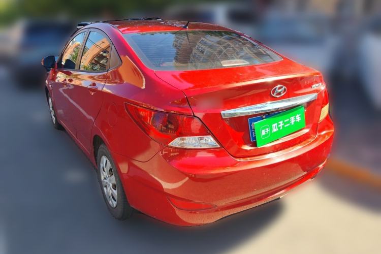 Used Hyundai Verna (older generation) 2010 Sedan 1.4L Manual Comfort GS Rear Left 45 Deg