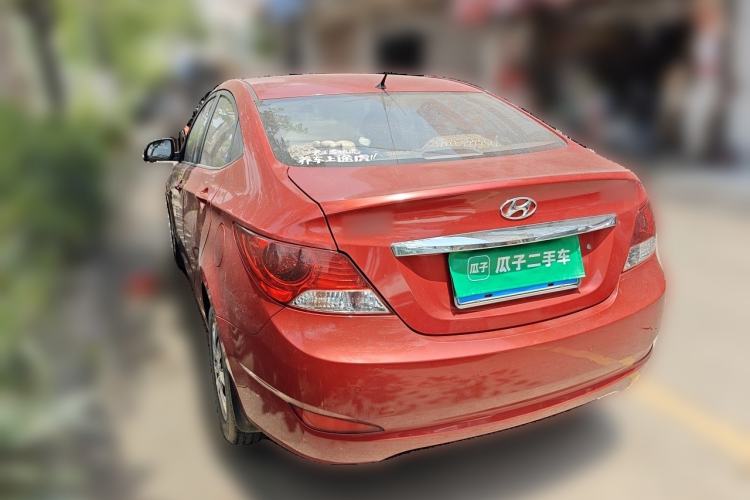 Used Hyundai Verna (older generation) 2010 Sedan 1.4L Automatic Comfort Model GS Rear Left 45 Deg