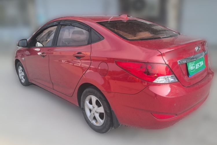 Used Hyundai Verna (older generation) 2010 Sedan 1.4L Automatic Fashionable GT Model Rear Left 45 Deg