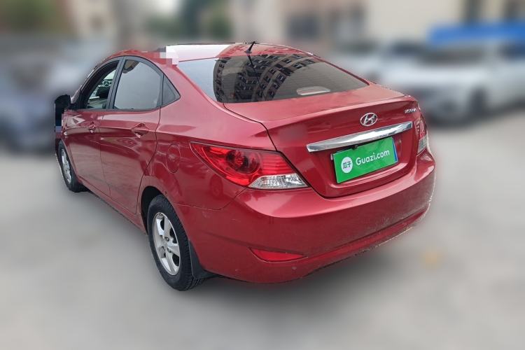 Used Hyundai Verna (older generation) 2010 Sedan 1.4L Automatic Fashionable GT Model Rear Left 45 Deg
