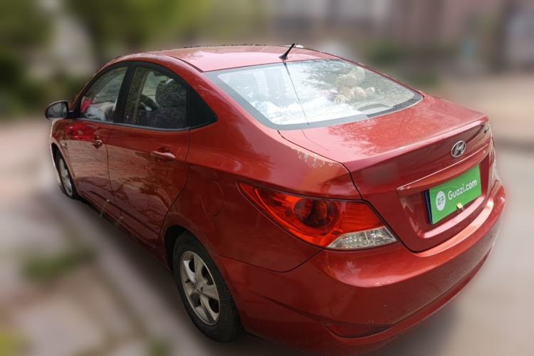 Used Hyundai Verna (older generation) 2010 Sedan 1.4L Automatic Fashionable GT Model Rear Left 45 Deg