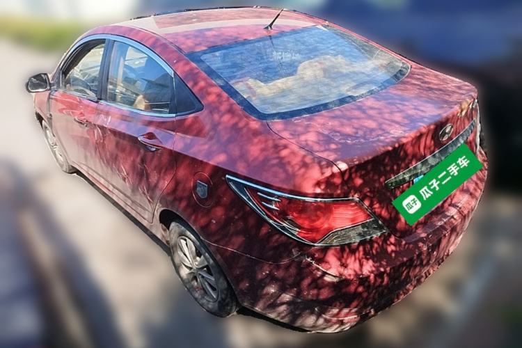 Used Hyundai Verna (older generation) 2010 Sedan 1.4L Manual Comfort GS Rear Left 45 Deg