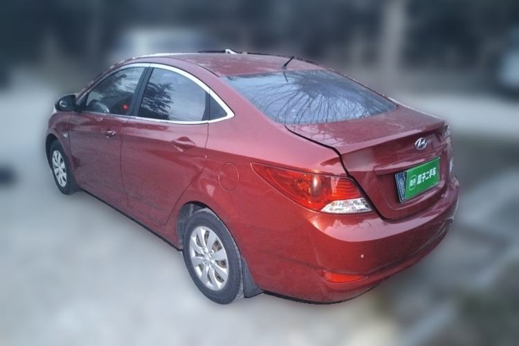 Used Hyundai Verna (older generation) 2010 Sedan 1.4L Manual Comfort GS Rear Left 45 Deg