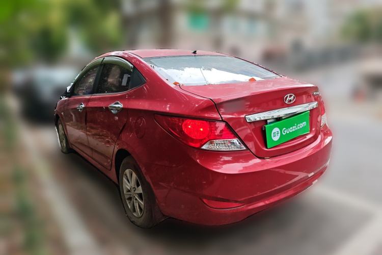 Used Hyundai Verna (older generation) 2010 Sedan 1.4L Automatic Comfort Model GS Rear Left 45 Deg