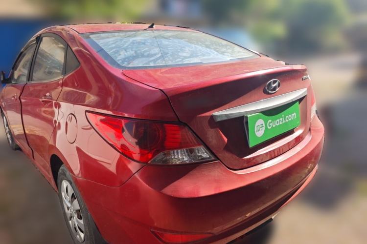 Used Hyundai Verna (older generation) 2010 Sedan 1.4L Manual Comfort GS Rear Left 45 Deg