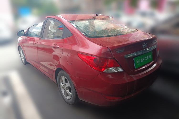 Used Hyundai Verna (older generation) 2010 Sedan 1.4L Automatic Fashionable GT Model Rear Left 45 Deg