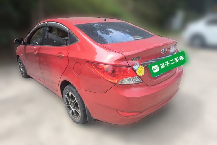 Used Hyundai Verna (older generation) 2010 Sedan 1.4L Automatic Comfort Model GS Rear Left 45 Deg