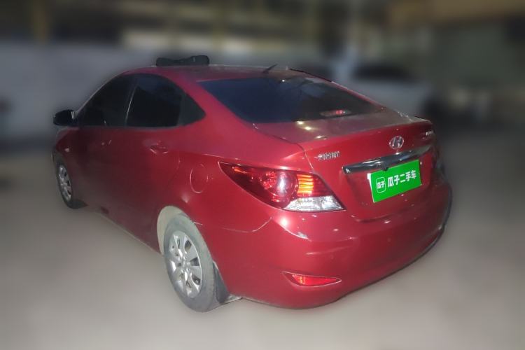 Used Hyundai Verna (older generation) 2010 Sedan 1.4L Automatic Comfort Model GS Rear Left 45 Deg