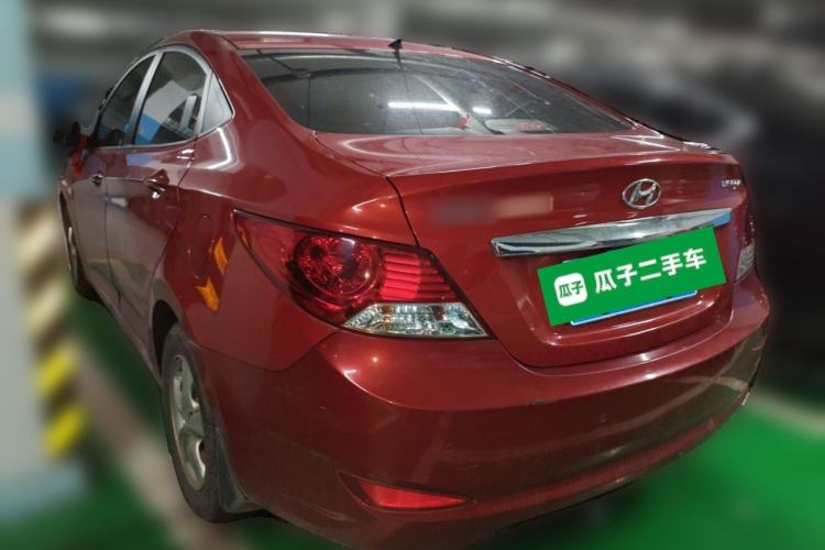 Used Hyundai Verna (older generation) 2010 Sedan 1.4L Automatic Fashionable GT Model Rear Left 45 Deg