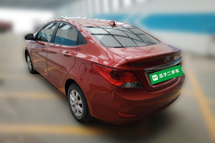 Used Hyundai Verna (older generation) 2010 Sedan 1.4L Manual Comfort GS Rear Left 45 Deg