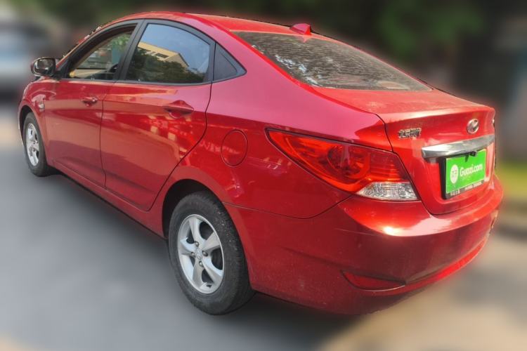 Used Hyundai Verna (older generation) 2010 Sedan 1.4L Automatic Comfort Model GS Rear Left 45 Deg