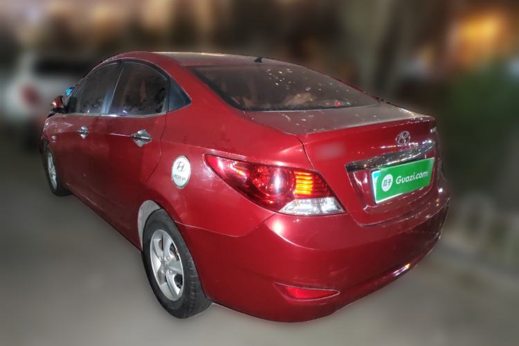 Used Hyundai Verna (older generation) 2010 Sedan 1.4L Automatic Fashionable GT Model Rear Left 45 Deg