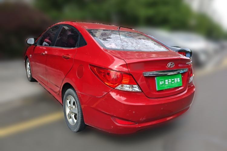 Used Hyundai Verna (older generation) 2010 Sedan 1.4L Automatic Fashionable GT Model Rear Left 45 Deg