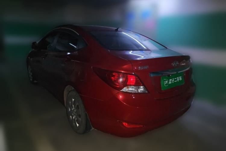 Used Hyundai Verna (older generation) 2010 Sedan 1.4L Manual Comfort GS Rear Left 45 Deg