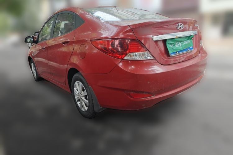 Used Hyundai Verna (older generation) 2010 Sedan 1.4L Manual Comfort GS Rear Left 45 Deg