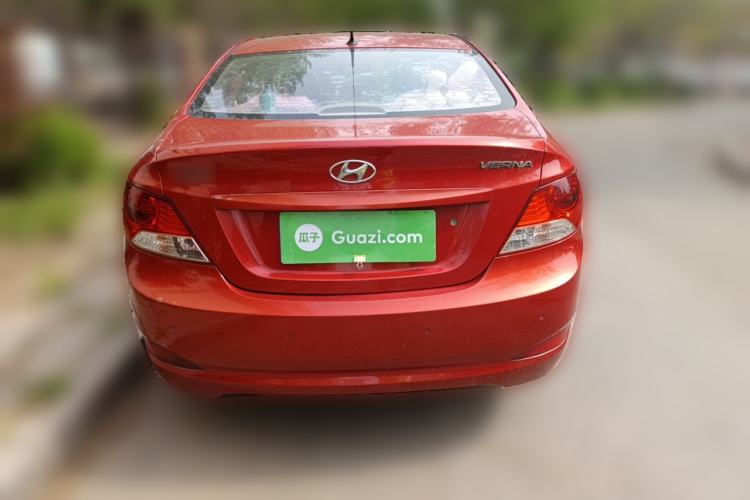 Used Hyundai Verna (older generation) 2010 Sedan 1.4L Automatic Fashionable GT Model Rear