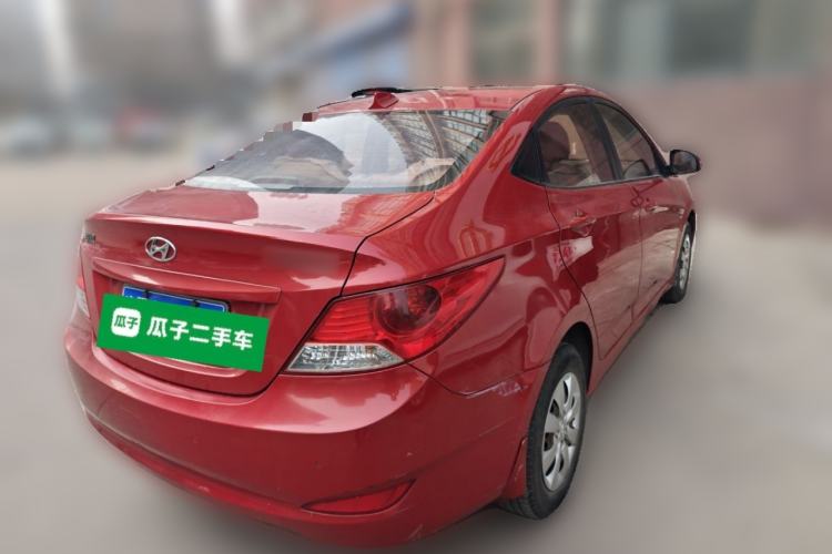 Used Hyundai Verna (older generation) 2010 Sedan 1.4L Automatic Comfort Model GS Rear Right 45 Deg