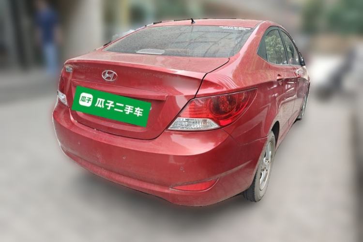 Used Hyundai Verna (older generation) 2010 Sedan 1.4L Automatic BLUE Model Rear Right 45 Deg