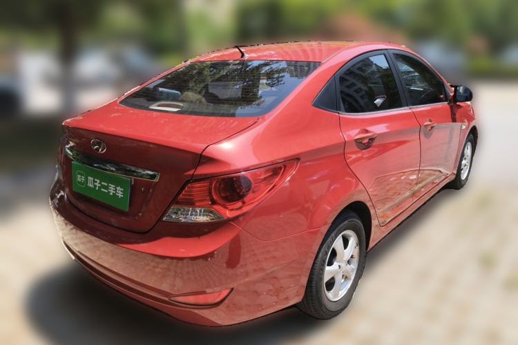 Used Hyundai Verna (older generation) 2010 Sedan 1.4L Automatic Fashionable GT Model Rear Right 45 Deg