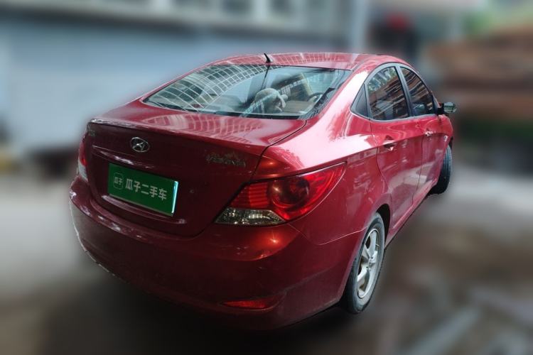 Used Hyundai Verna (older generation) 2010 Sedan 1.4L Manual Standard GL Model Rear Right 45 Deg
