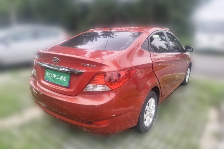 Used Hyundai Verna (older generation) 2010 Sedan 1.4L Manual Comfort GS Rear Right 45 Deg