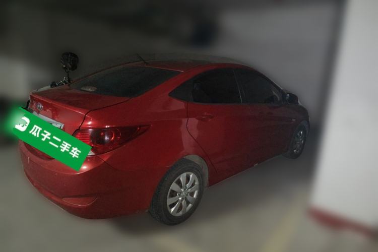 Used Hyundai Verna (older generation) 2010 Sedan 1.4L Automatic Comfort Model GS Rear Right 45 Deg
