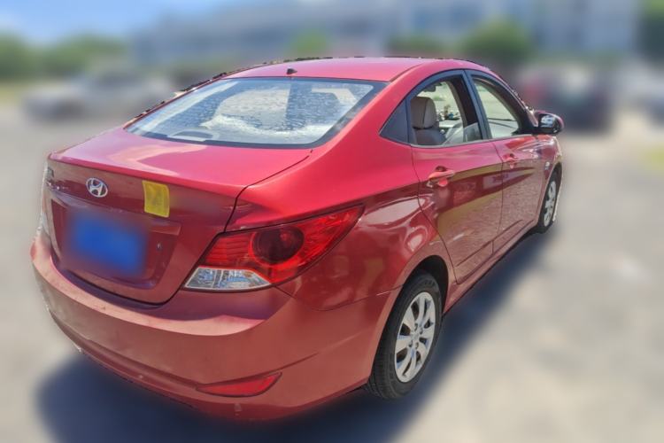 Used Hyundai Verna (older generation) 2010 Sedan 1.4L Automatic Comfort Model GS Rear Right 45 Deg