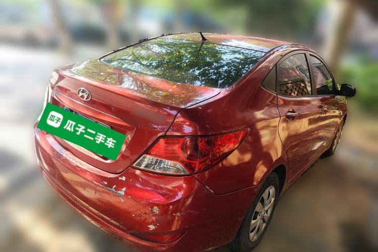 Used Hyundai Verna (older generation) 2010 Sedan 1.4L Automatic Comfort Model GS Rear Right 45 Deg