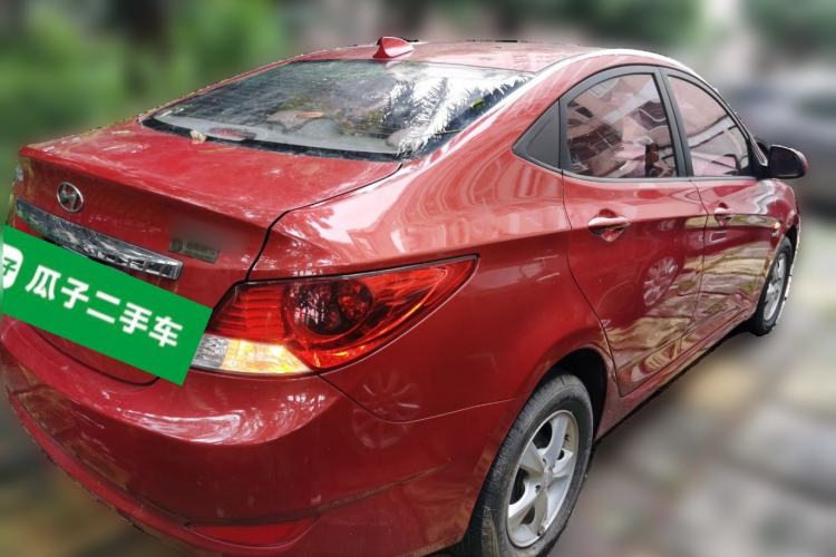 Used Hyundai Verna (older generation) 2010 Sedan 1.4L Automatic Comfort Model GS Rear Right 45 Deg