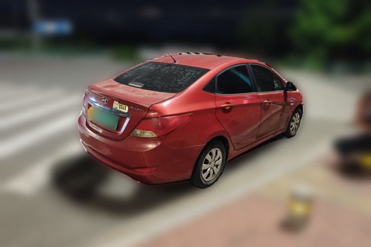 Used Hyundai Verna (older generation) 2010 Sedan 1.4L Automatic Comfort Model GS Rear Right 45 Deg