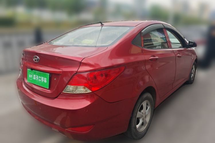 Used Hyundai Verna (older generation) 2010 Sedan 1.4L Automatic Fashionable GT Model Rear Right 45 Deg
