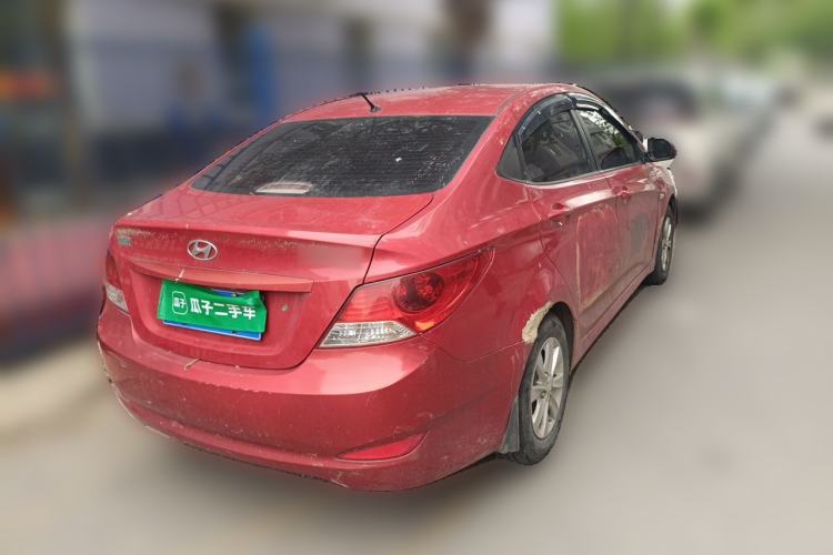 Used Hyundai Verna (older generation) 2010 Sedan 1.4L Manual Standard GL Model Rear Right 45 Deg